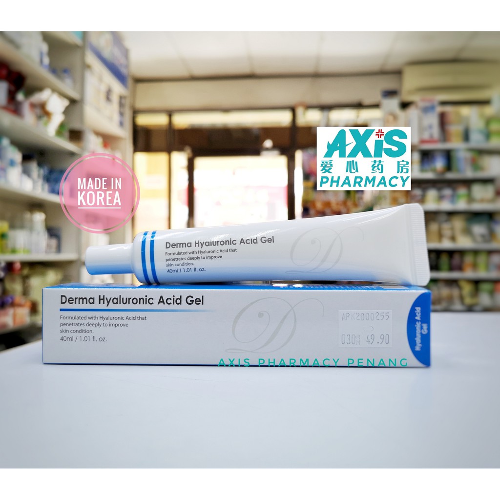 Derma Hyaluronic Acid Gel 40Ml [EXP 10/2024] Made in Korea Shopee