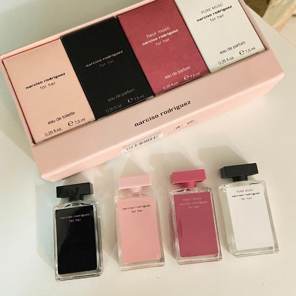 Narciso Rodriguez Miniature gift set for women s Eau De Toilette