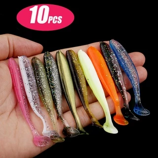 25Pcs Soft Plastic Fishing Lures Grubs Worms Artificial Bait Curved Tail  Worms Baits 5.5cm Pesca Wobbler Bass Lure Silica - AliExpress