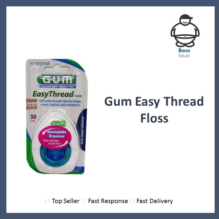 Gum Dental Floss EasyThread Dental Floss | Shopee Malaysia