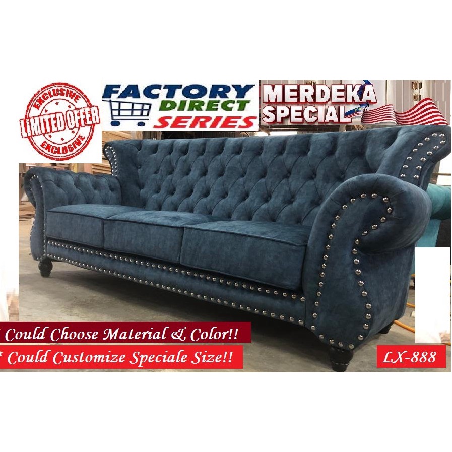 Leeds 555, Factory Direct EDITION Chesterfield Series, Classic Design SOFA SET Available in