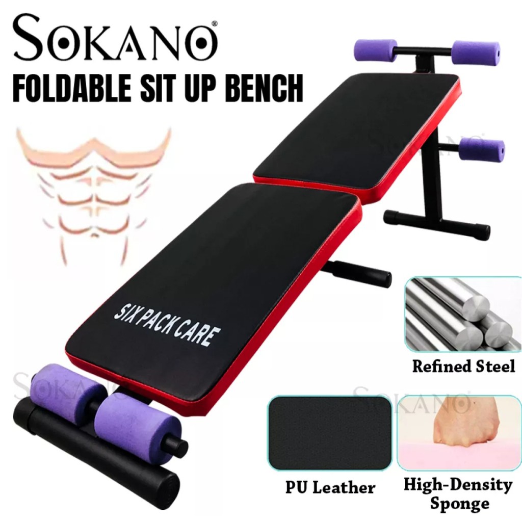 Sit Up Bench Foldable Type Six Pack Care Sit Up Bench Chair Abdominal ...