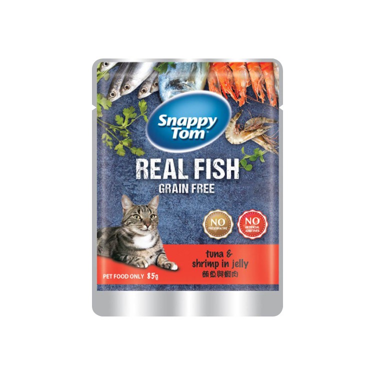 Snappy Tom Pouch Cat Food (85G) - Beef / Lamb / Chicken / Pilchard ...