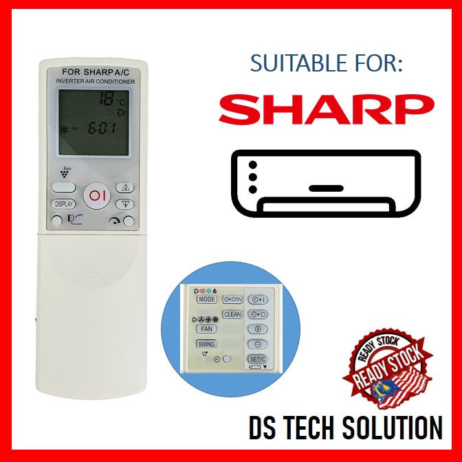 SHARP AIRCOND REMOTE CONTROL CRMCA669JBEZ [M