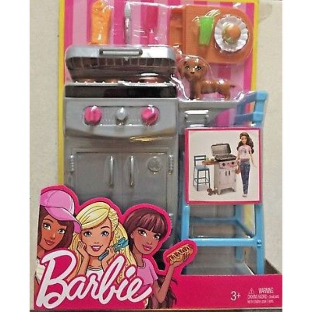 Barbie best sale barbecue set