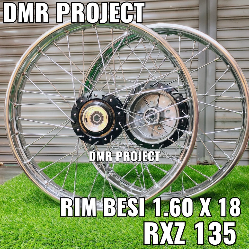 RXZ/MILI/CATALYZER RIM BESI (SET) 1.60 X 18 COMPLATE SET RIM RXZ MILI ...