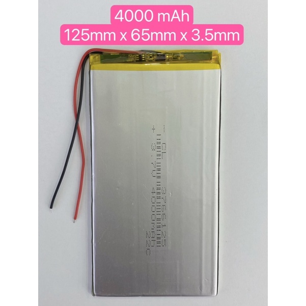 Original Battery China Tablet 4000mAh 125mm x 65mm x 3.5mm For Model ...