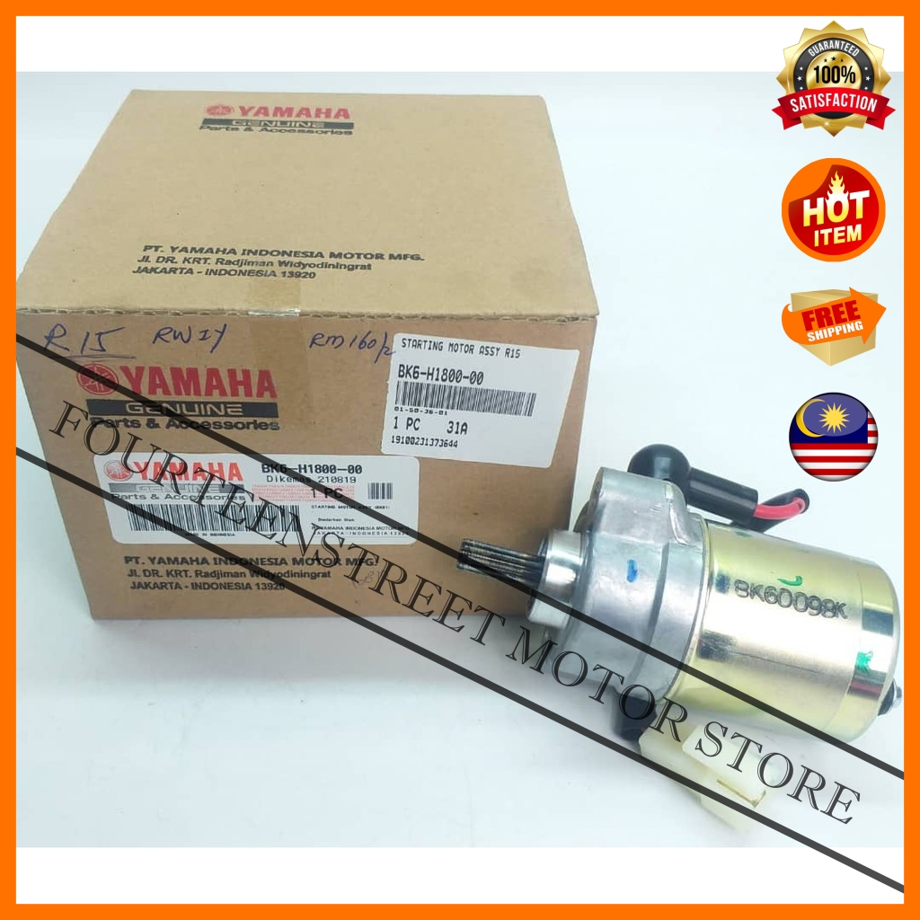 Original Yamaha R15 R 15 Starting Motor Assy / Starter Motor 100% ...