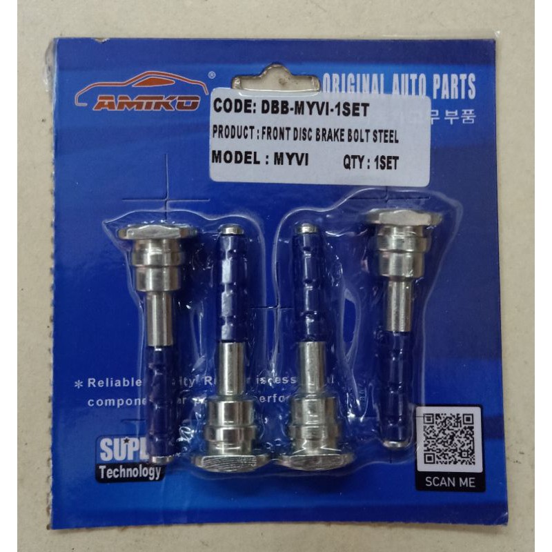 DISC BRAKE CALIPER PIN SILICONE FRONT PERODUA MYVI OLD [20052011