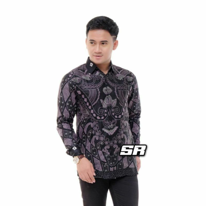 Kemeja Batik Lelaki Batik Indonesia Baju Batik Jawa Batik Asli Size M L