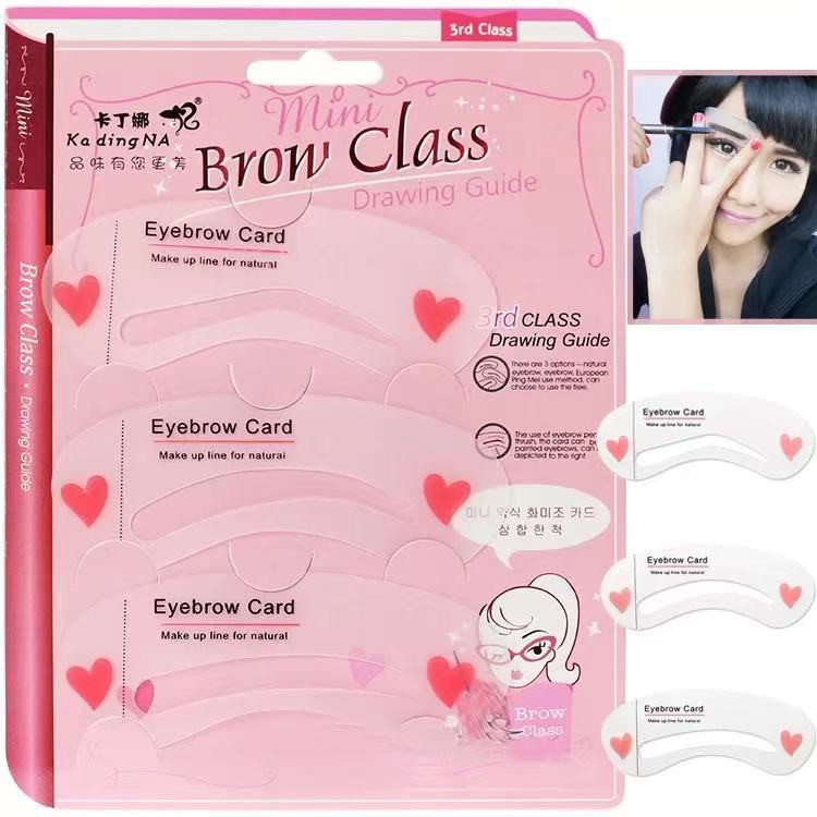 Eyebrow Drawing Template / Eyebrow Tools / Alat Bentuk Kening
