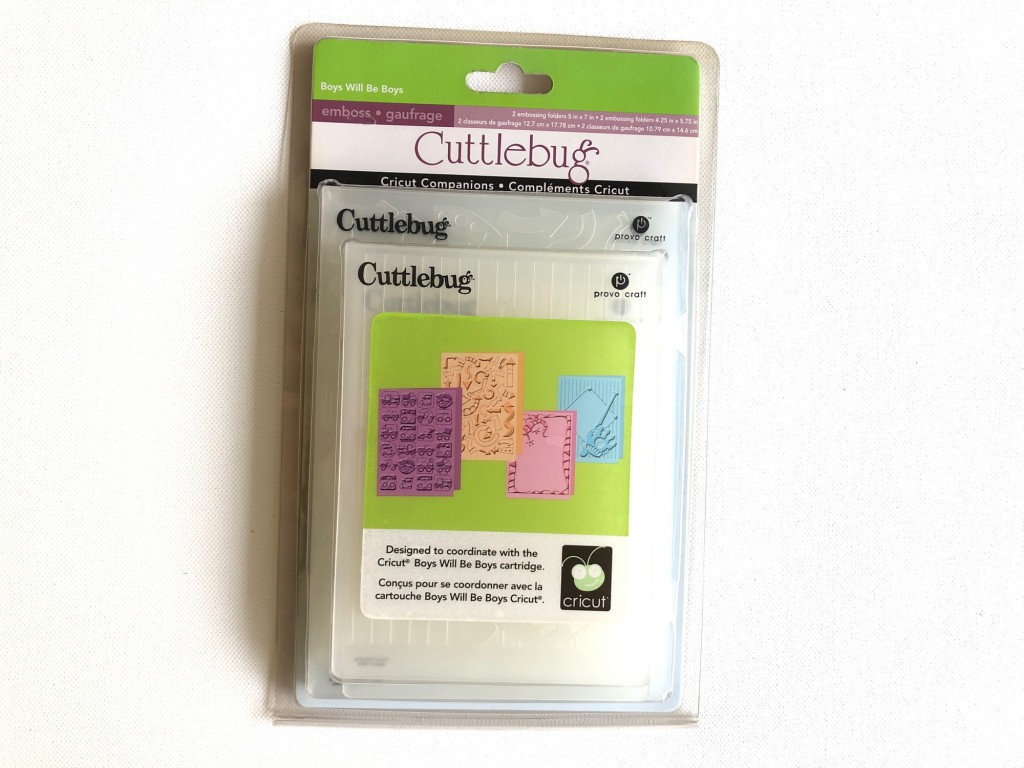 Boys Will Be Boys,Cuttlebug Cricut Companion Embossing Folder Bundle 4 ...
