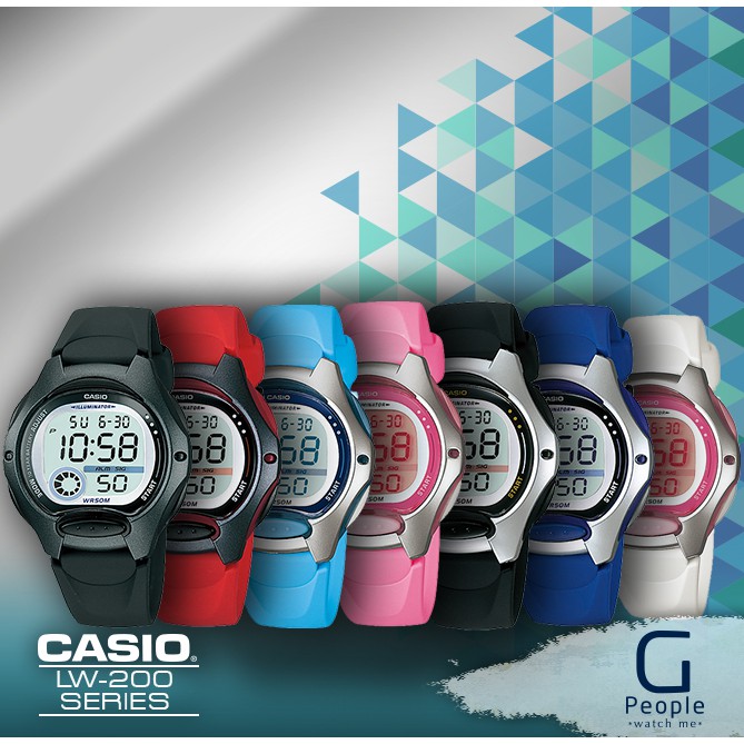 CASIO LW 200 SERIES 50M WR SPORT KIDS WATCH 100 ORIGINAL Shopee Malaysia