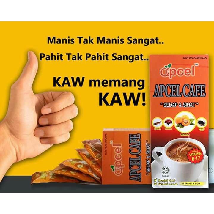 Apcel Cafe (Original Aprikot) | Shopee Malaysia