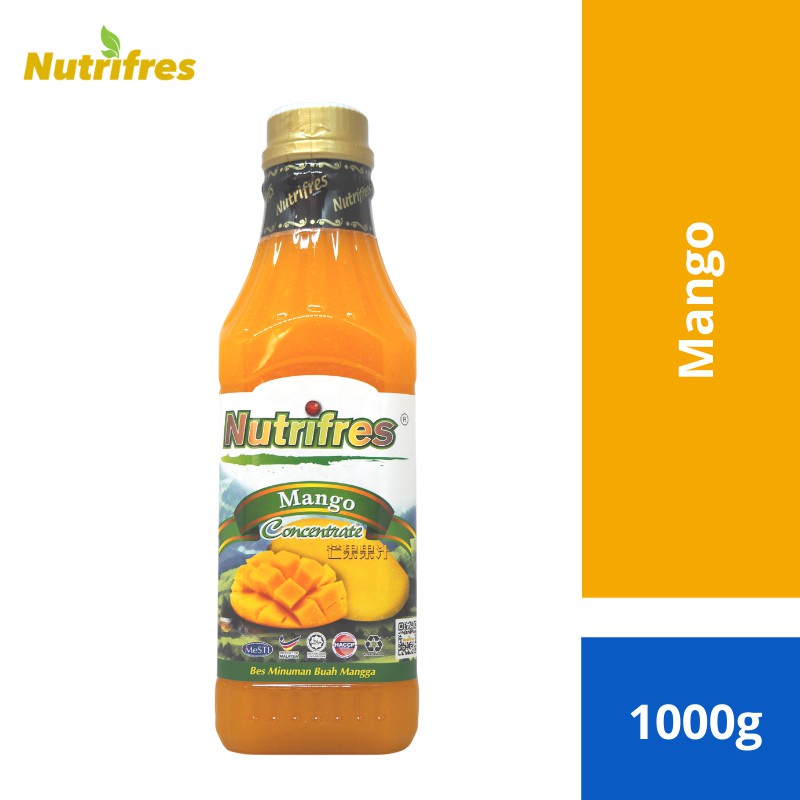 NUTRIFRES Fruit Juice Cordial Mango Flavors(1L) Shopee Malaysia