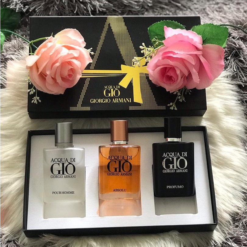 Giorgio Armani Acqua Di Gio Miniature set 3 in 1 Each 30ml