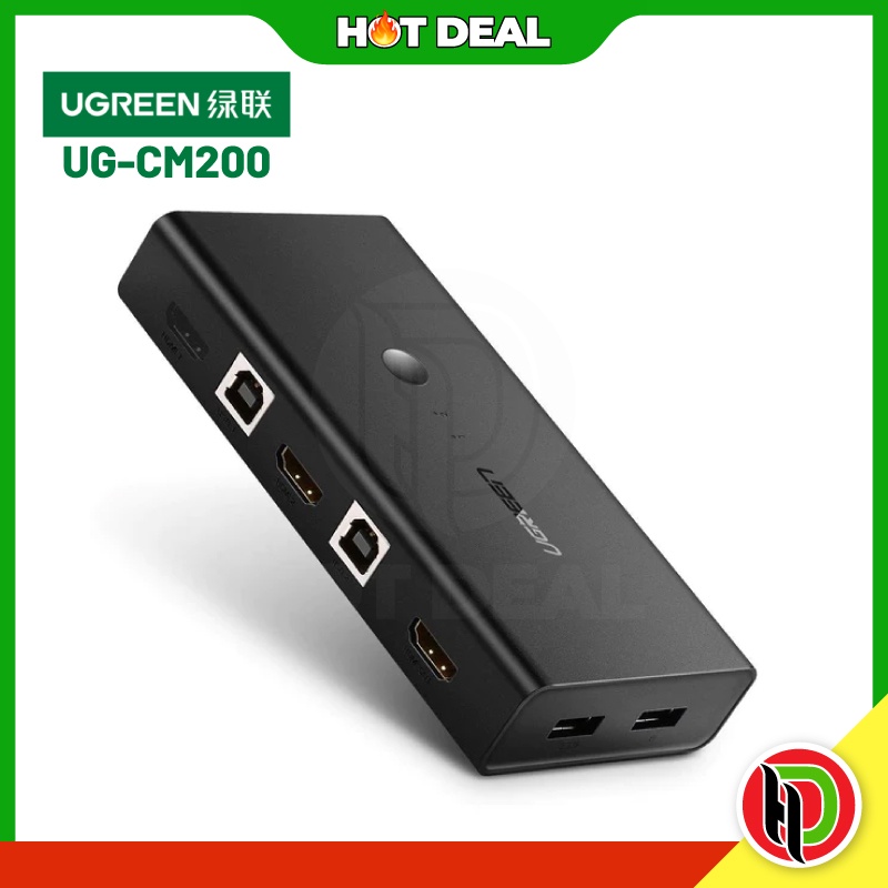 ugreen hdmi switch box 2 in 1 out kvm switching