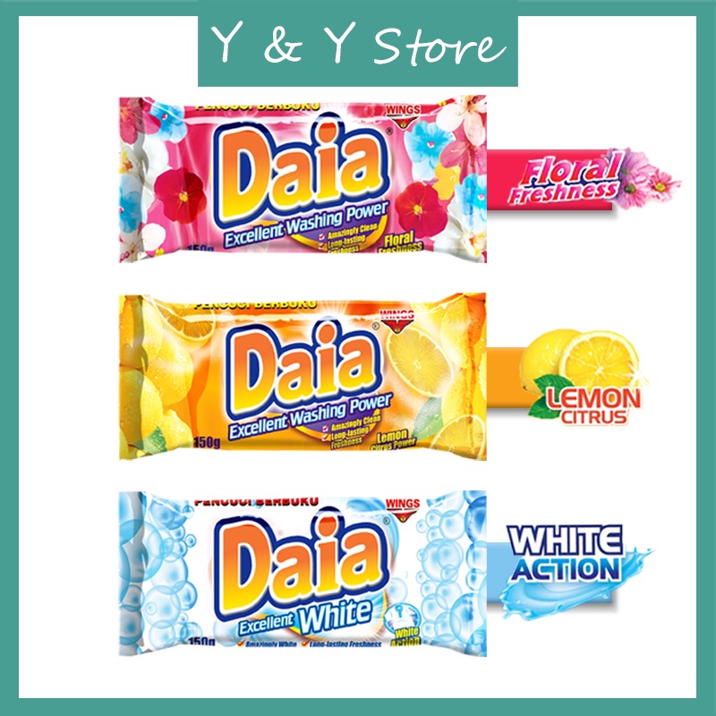 Daia Bar Detegent Daia Sabun Buku 150g Shopee Malaysia