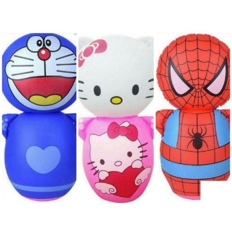 70CM KIDS INFLATABLE BOXER 3D BOXING PUNCHING TUMBLER PUNCH BOG BAG