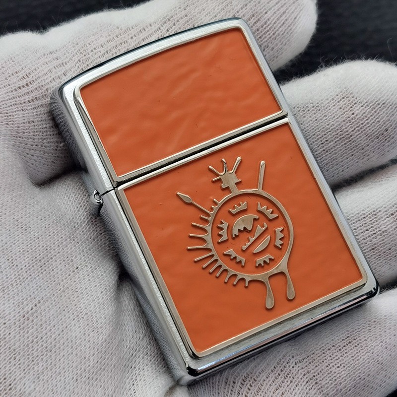 Zippo Police Badge Lighter - Navy Matte Finish 77739