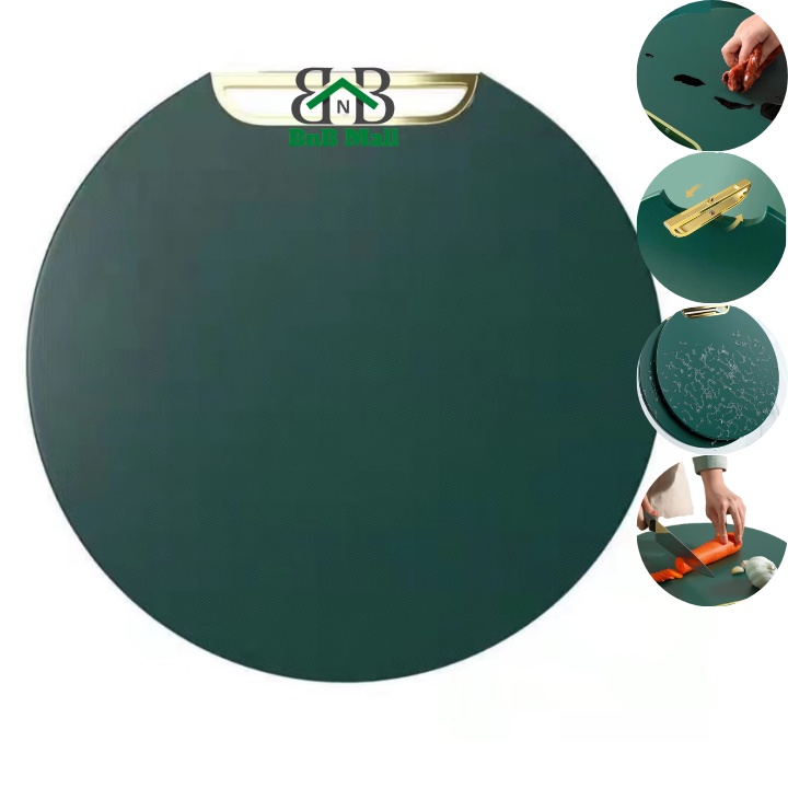 37*35cm Round Chopping Board Tools Kitchen Tool Cutting Waterproof ...