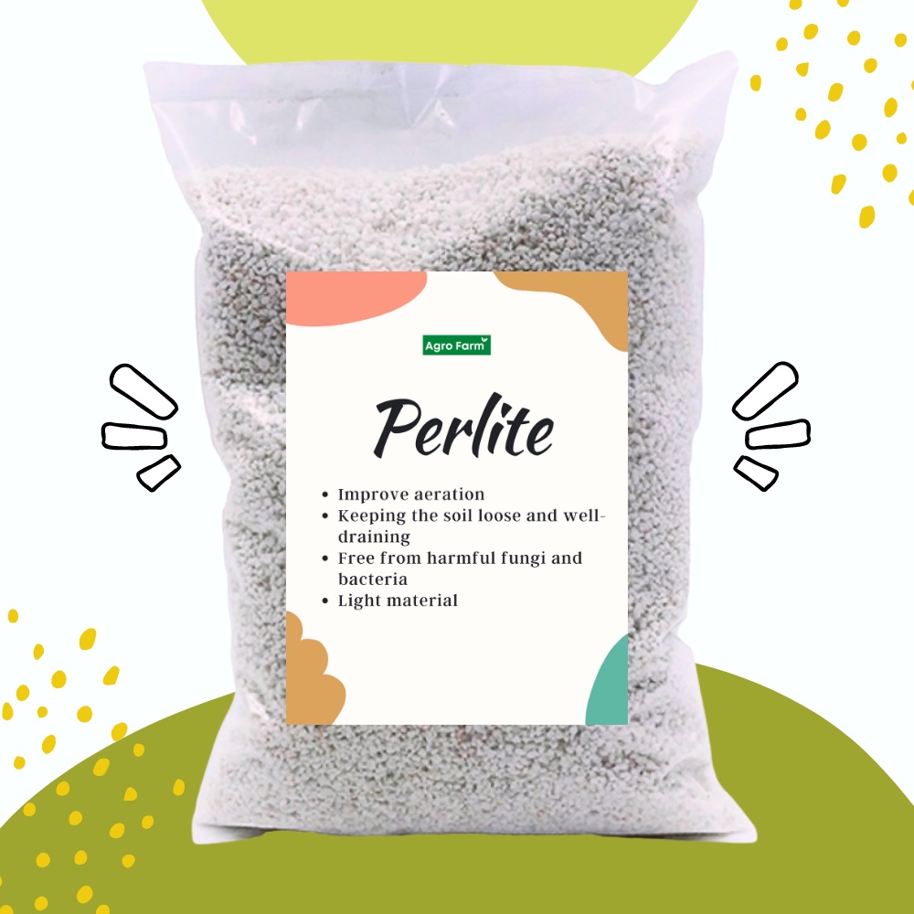 Agro Farm Triple A Premium Perlite 4L+- | Shopee Malaysia