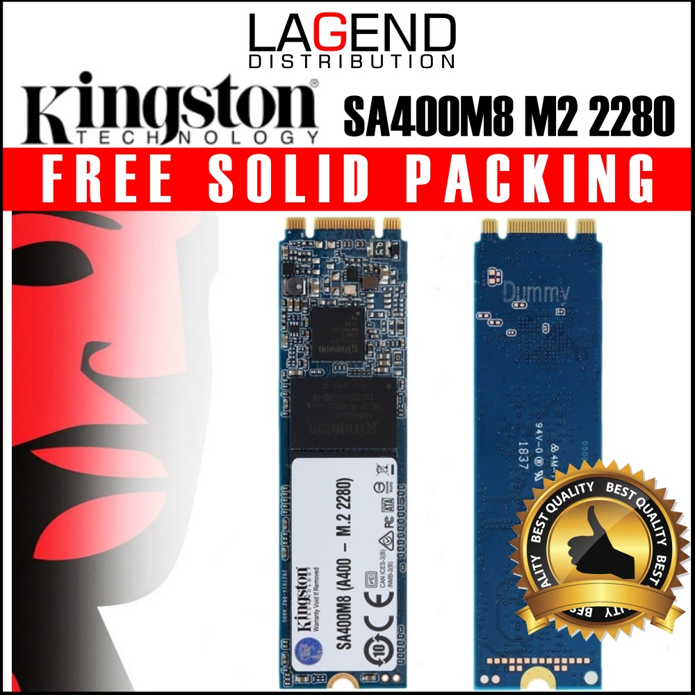 Kingston 120GB 240GB M2 2280 SA400M8 SSD Internal Solid State Drive M2 2280 120GB 240GB Hard Disk SSD Shopee Malaysia