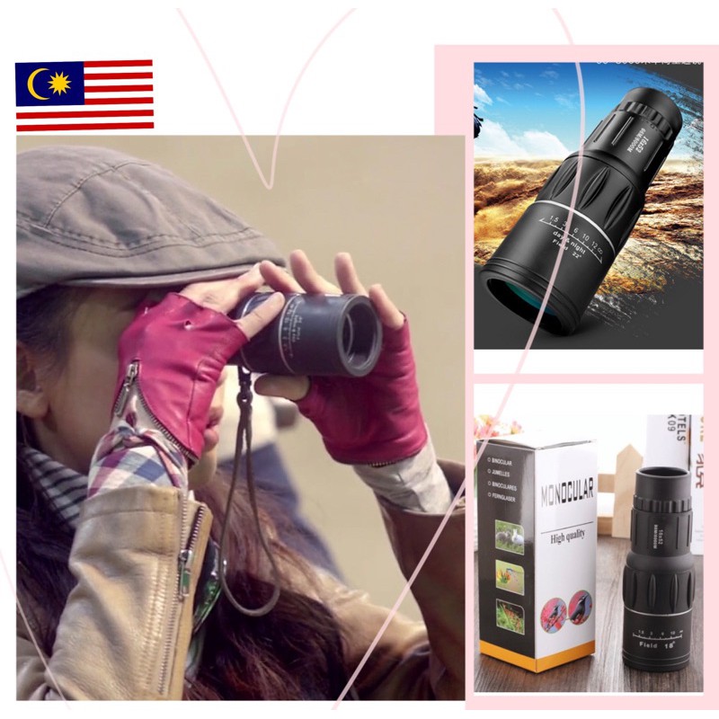 🔥Ready Stock🇲🇾 🔥Telescope Monoscope Teleskop HD 16X52 boleh digunakan ...
