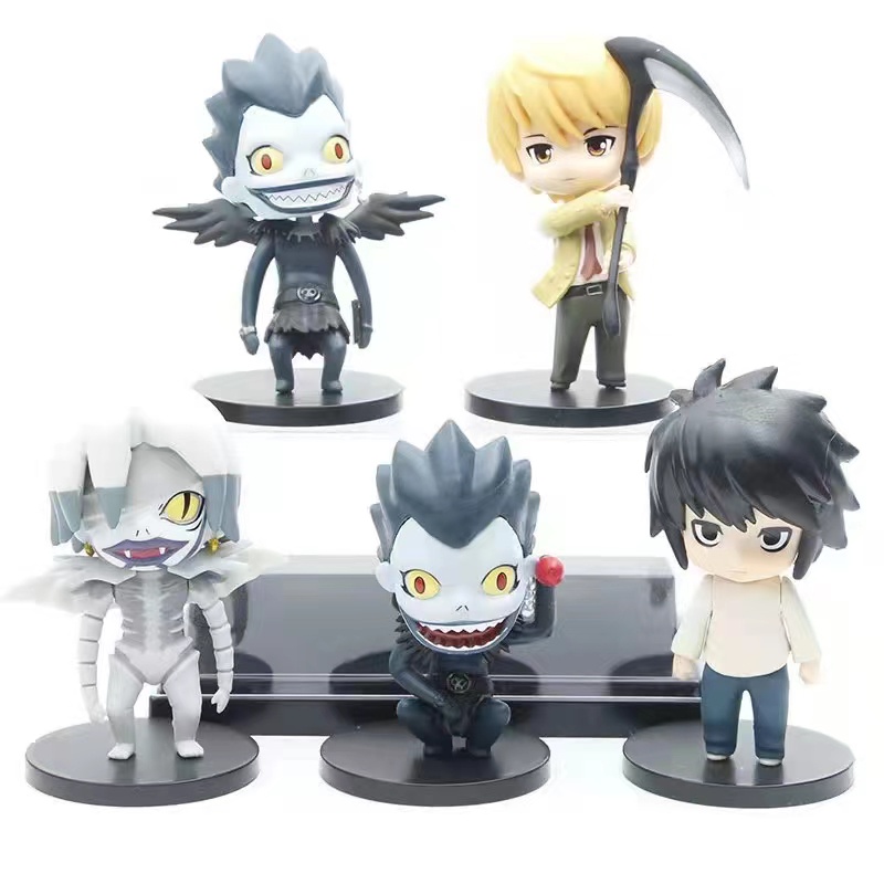 Death Note L,Ryuk,Rem,Light Yagami,Misa Amane Set of 5 Action Figure ...