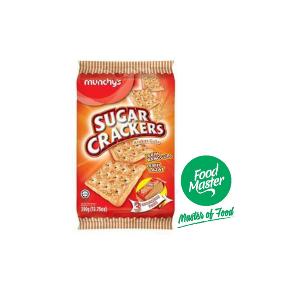 Munchy's Sugar Cream Crackers 390g ( Free Premium Packing ) | Shopee ...