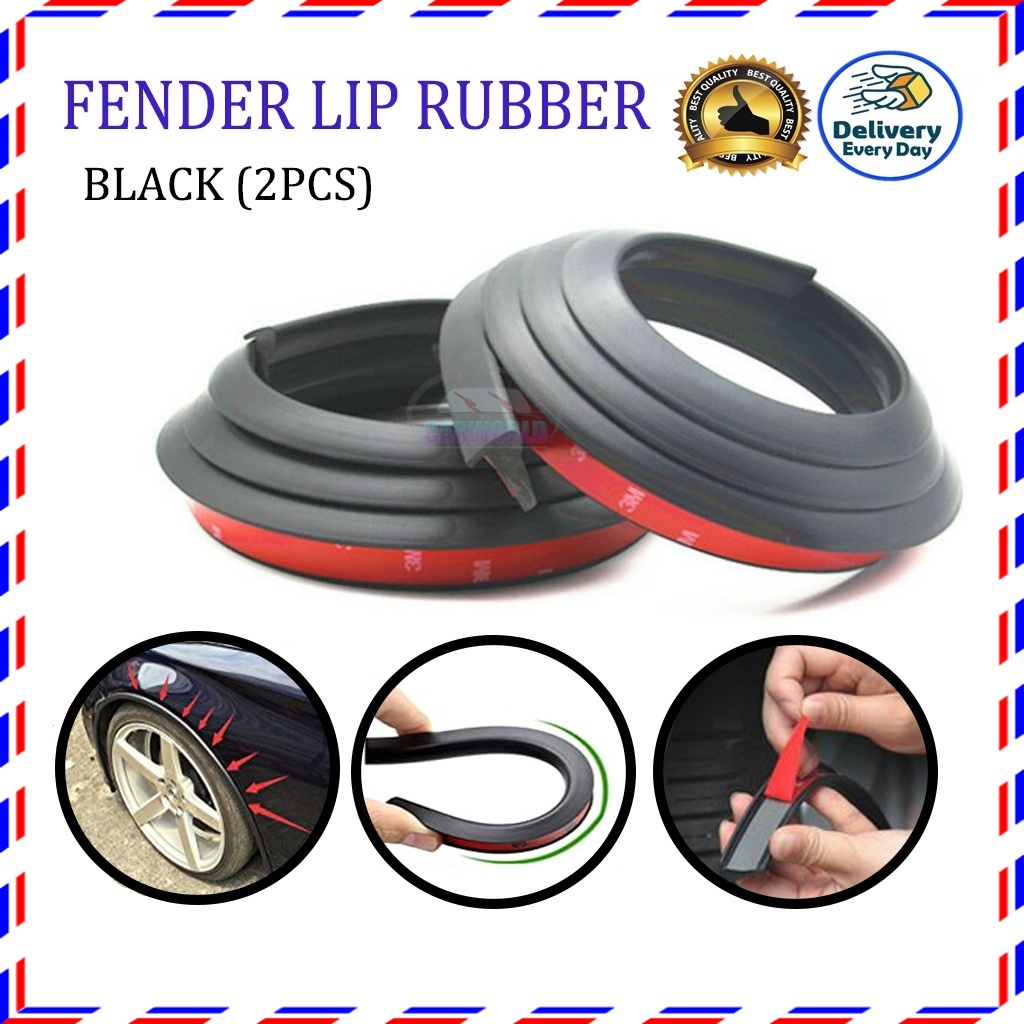 2pcs Car Fender Flares Arch Wheel Eyebrow Auto Mudguard Fender Flare Wheel  Lip Body Kit Protector Cover