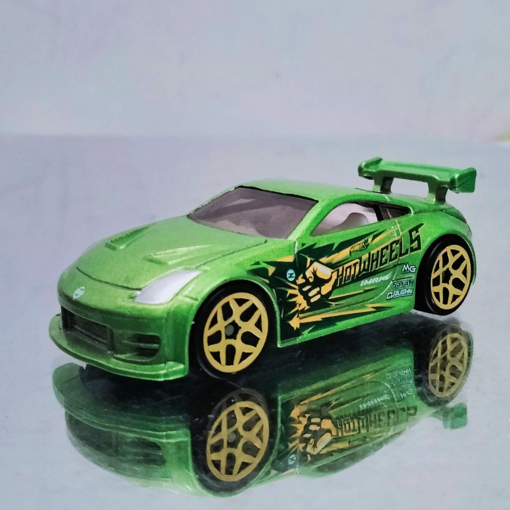 READY STOCK!!!] HOTWHEELS NISSAN FAIRLADY 350Z GREEN LOOSE 5PACK