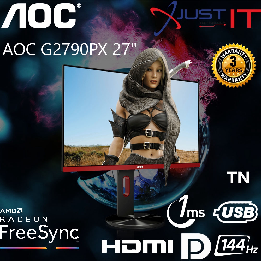 Aoc G2790PX LCD 27´´ Full HD WLED 144Hz Gaming Monitor Black