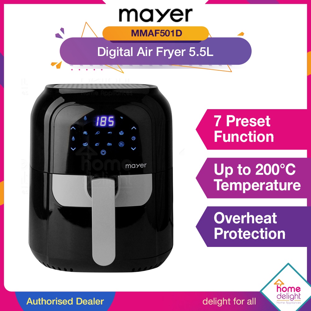 Mayer Air Fryer 5.5L [ MMAF505 ] / Mayer Air Fryer 5.7L [ MMAF5700