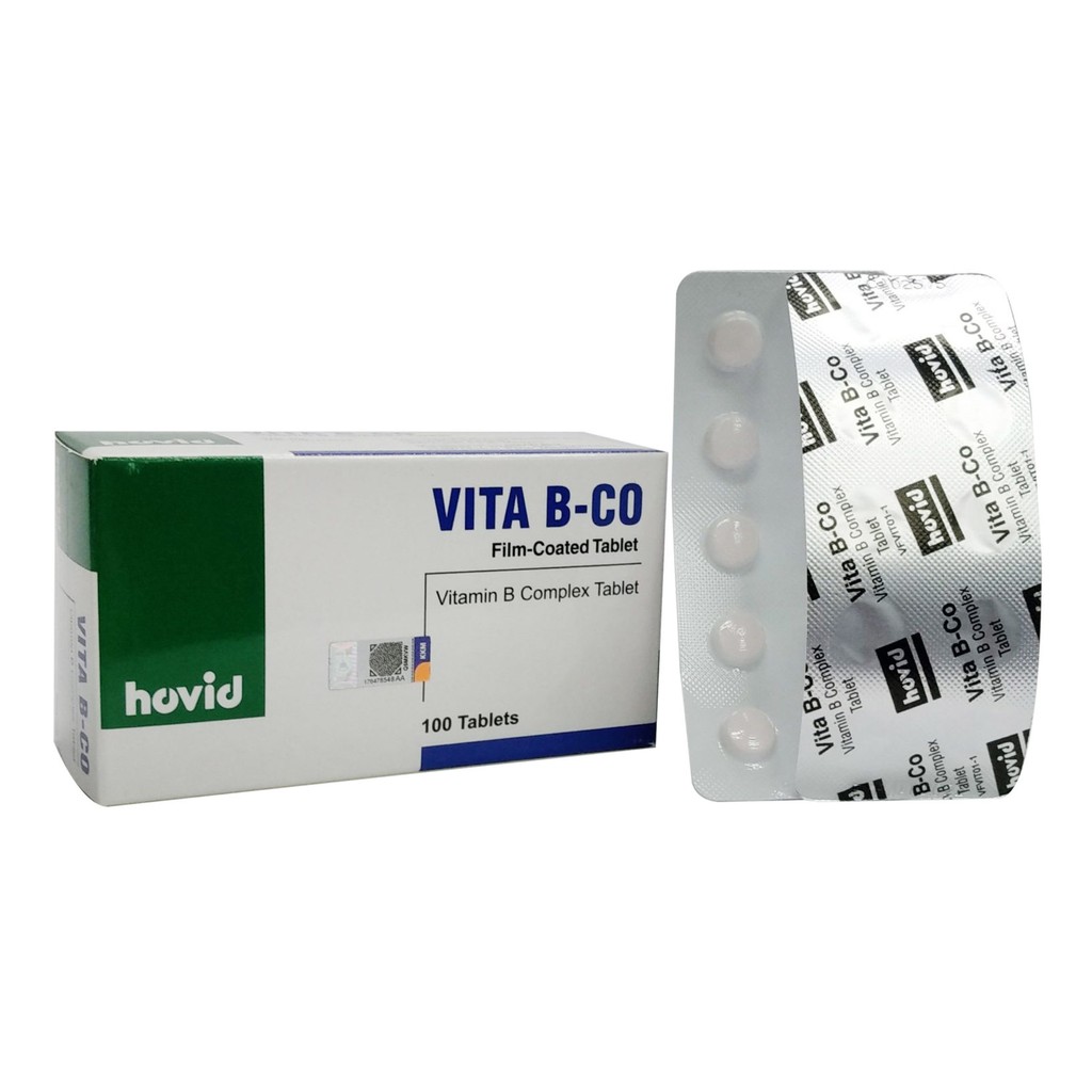 Vitamin B Complex Komplek Hovid 10 Biji Hovid Vita B-Co Tablet 10'S ...