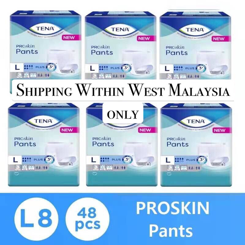 TENA PROskin Pant Plus (L8 X 6 Packs) | Shopee Malaysia