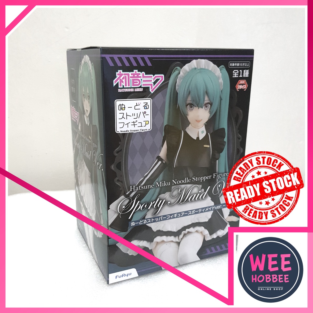 Miku Piapro Characters Noodle Stopper Figure Sporty Maid Ver Furyu Japan Shopee 7142