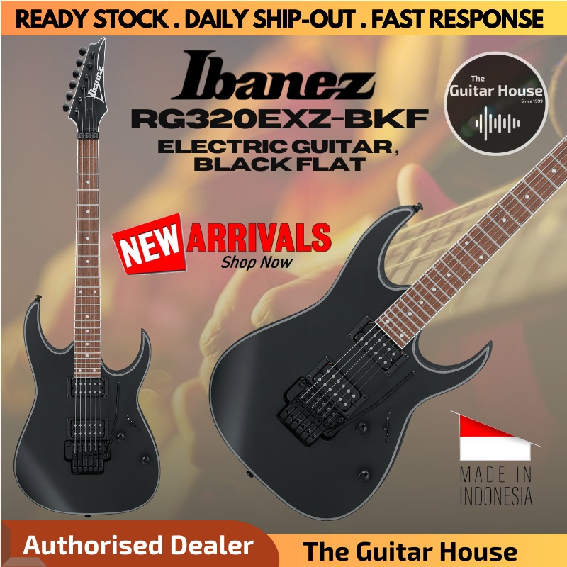 Ibanez RG320EXZ Electric Guitar, Black Flat (RG320EXZ) | Shopee Malaysia