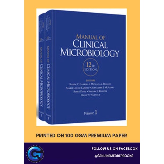 MANUAL OF CLINICAL MICROBIOLOGY ASM 12TH EDITION | Shopee Malaysia