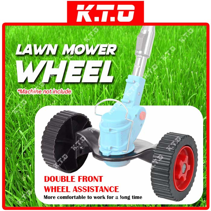 12V / 24V Lawn Mower Wheel Accessories Set For Cordless Trimmer / Alat ...