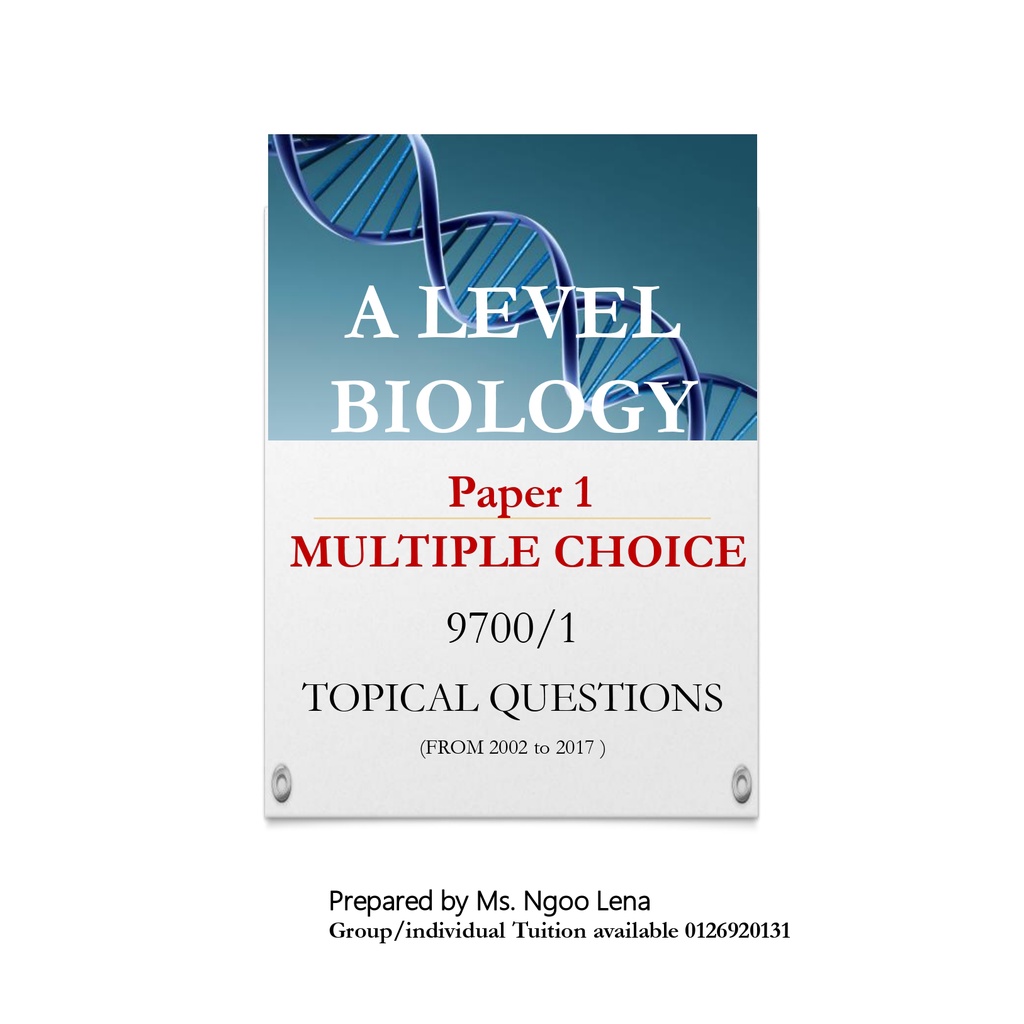 Cambridge a level topical biology 9700 by ms ngoo lena shopee malaysia