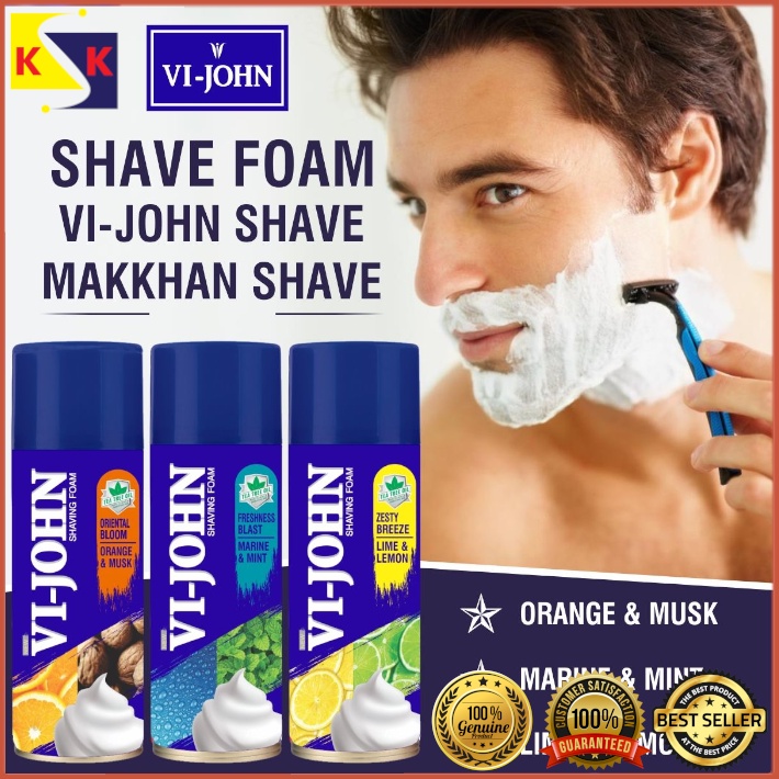 ViJohn Extra Moisturizing Shaving Foam Lotion for MEN 400G Shopee