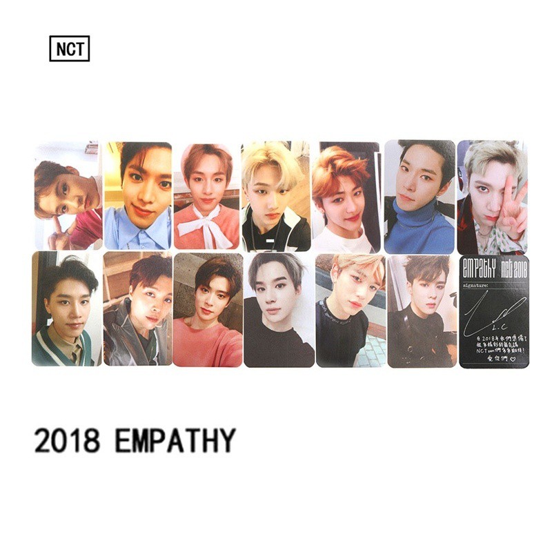 大人も着やすいシンプルファッション KPOP Mark Taeyong Cards Paper Album Empathy 2018 127 U NCT アイドル