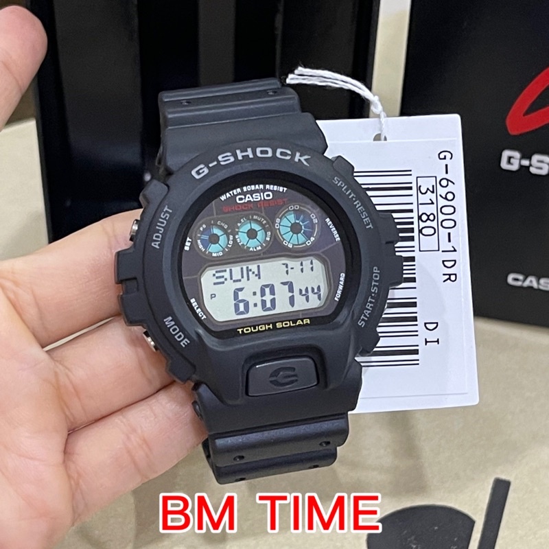 NEW ORIGINAL CASIO G SHOCK G 6900 1 TOUGH SOLAR JAM TANGAN LELAKI