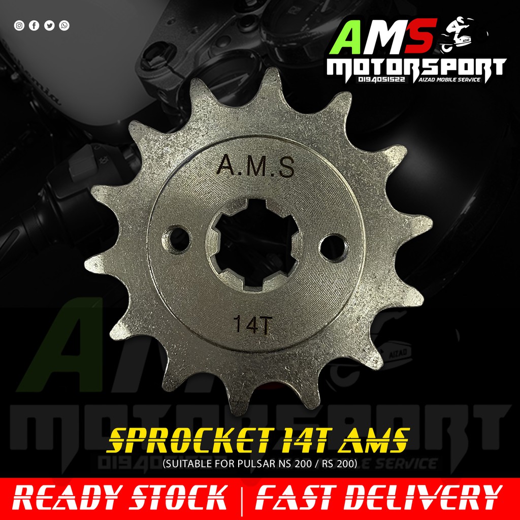 Ns 200 front deals sprocket