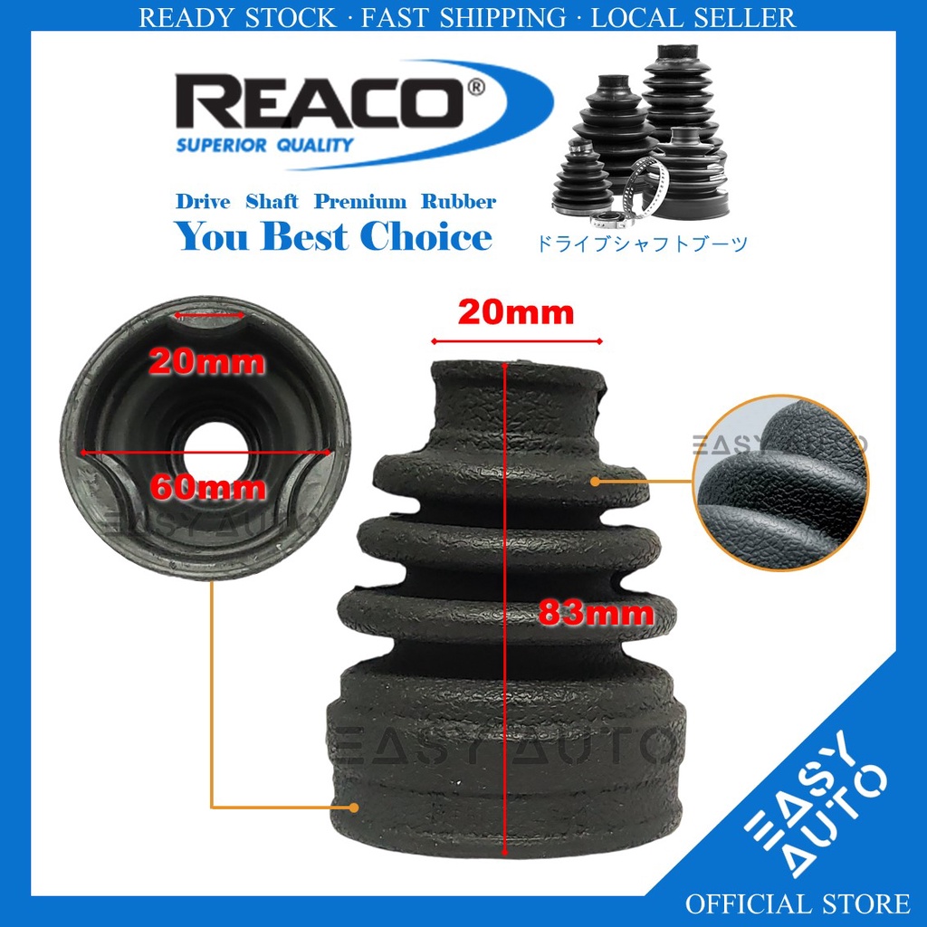 Perodua Axia Bezza Suzuki Swift AZF414 AZF416 Mitsubishi Attrage Mirage 20mm60mm Reaco Drive