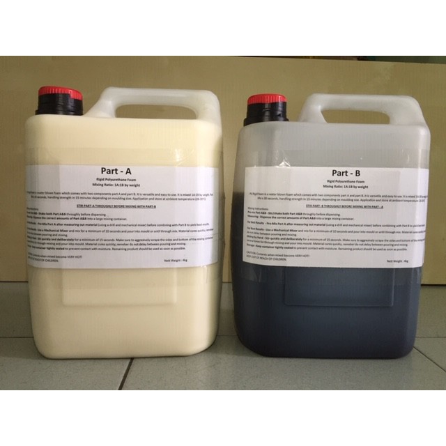 PU Foam (Rigid Polyurethane Foam A+B) (5kg+5kg) | Shopee Malaysia