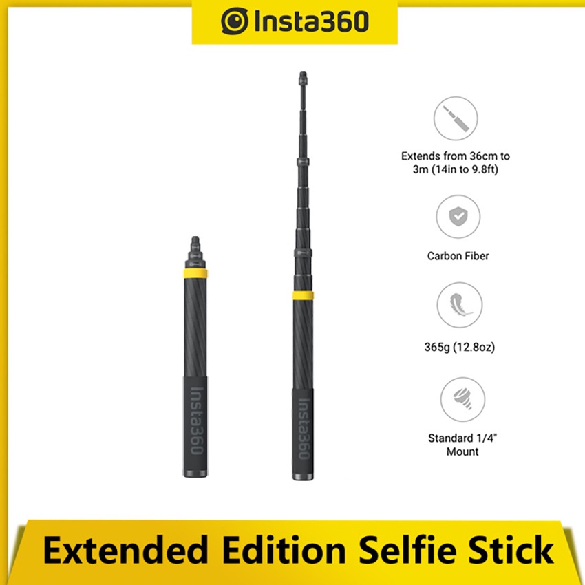 insta360 carbon fibre selfie stick