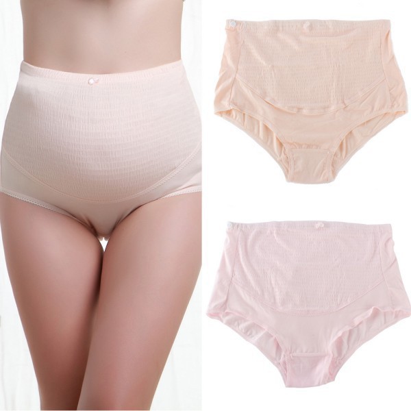 Maternity Knicker Briefs High Waist Soft Cotton Pregnant Women Underwear  Panties