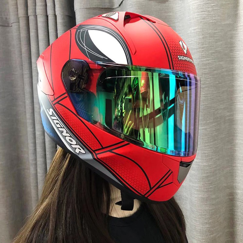 Full Face Safe Motorcycle Helmet double lens latest version ABS